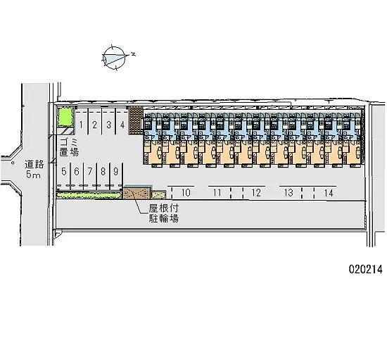 ★手数料０円★高砂市中島２丁目　月極駐車場（LP）